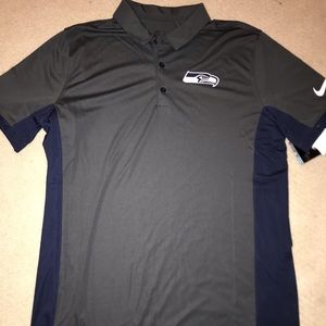 Nike dri-fit polo shirt, Seattle Seahawks